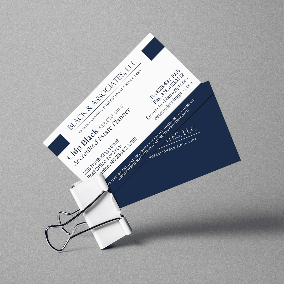 Black & Associates Business Cards