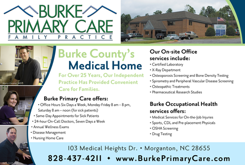 Burke Primary Care ad