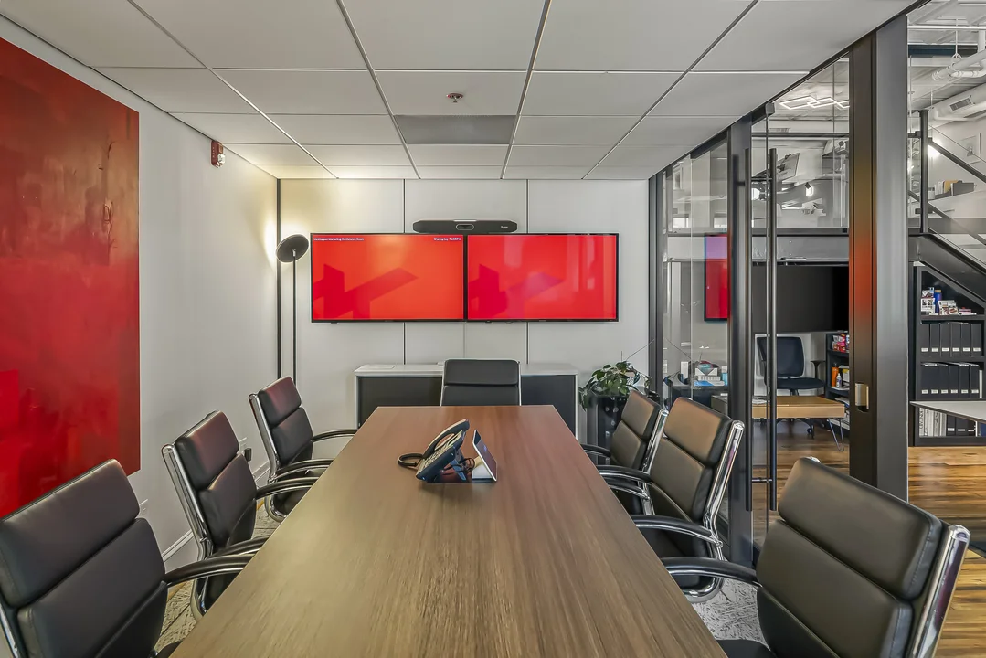 VanNoppen Marketing office conference room in Morganton, NC