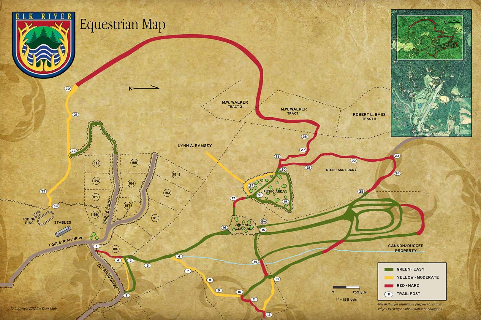 Equestrian Riding Map