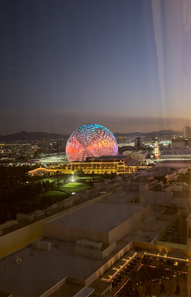 Nancy visits Sphere in Las Vegas