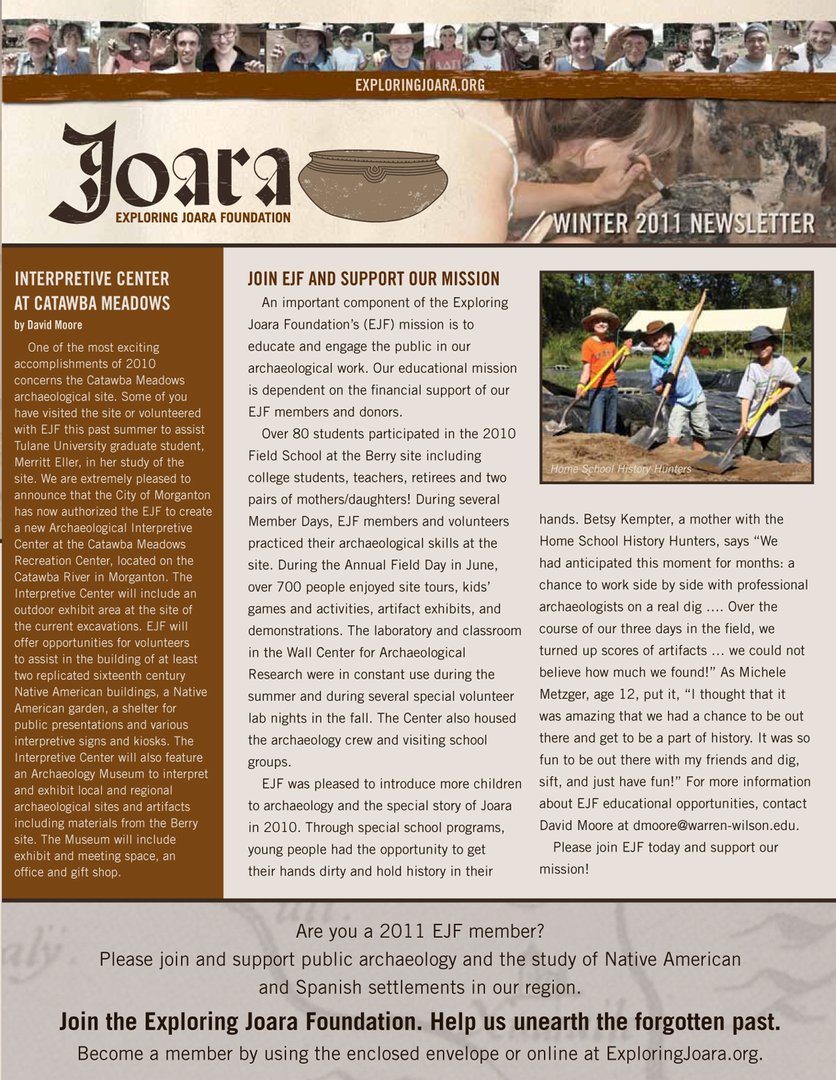 Joara newsletter