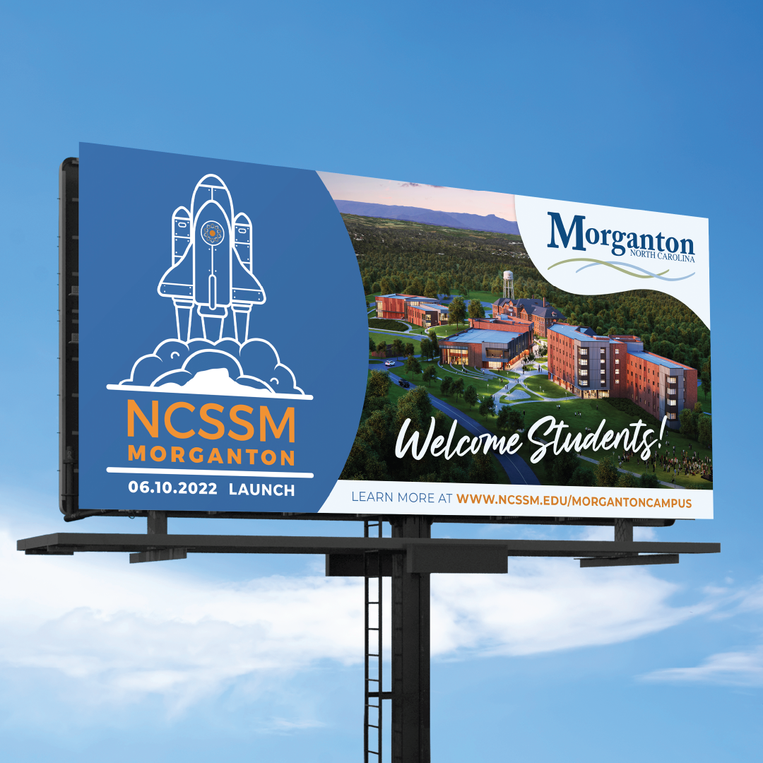 NCSSM-Morganton Launch Billboard