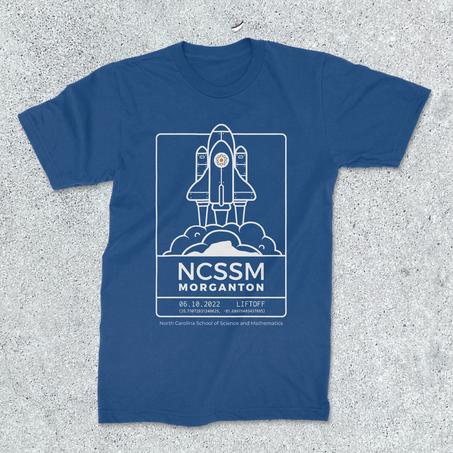 NCSSM-Morganton t-shirt designed by VanNoppen Marketing
