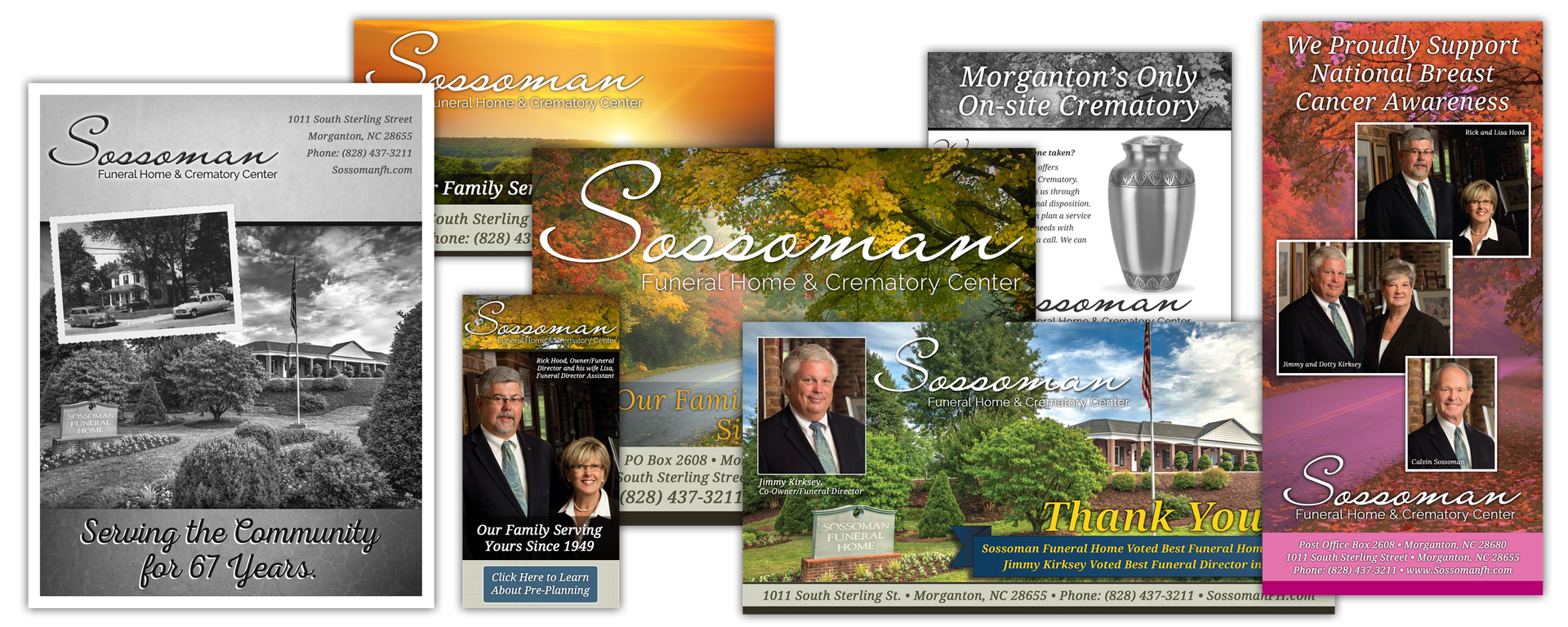 Sossoman Funeral Home Advertising