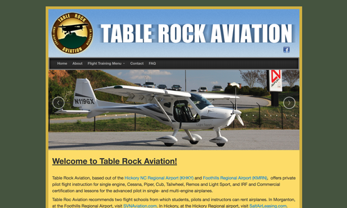 Table Rock Aviation's Website Goes Upstairs