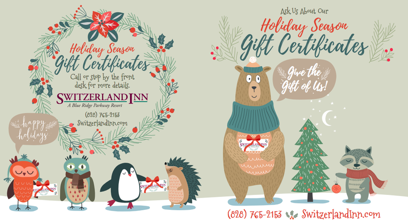 The Switzerland Inn Gift Certificate