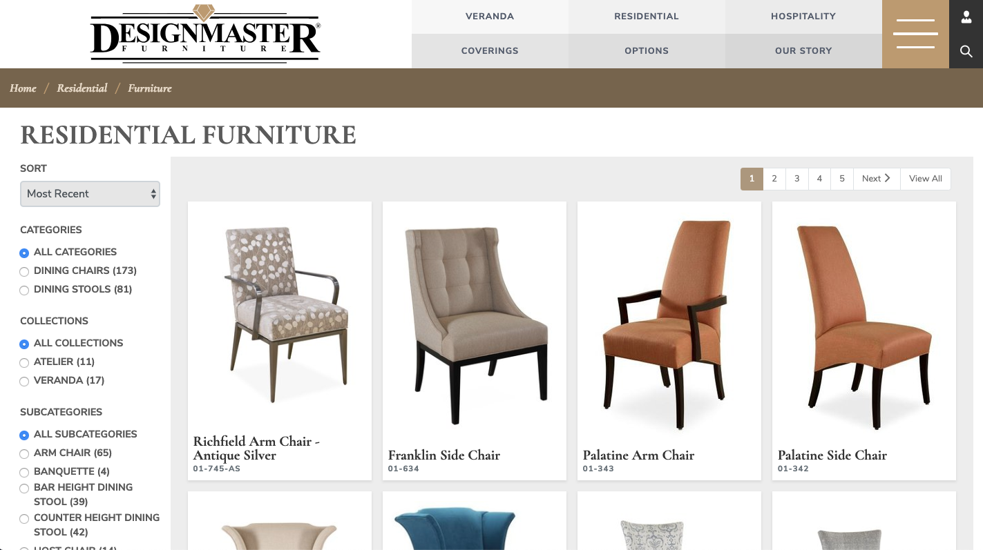 Designmaster Furniture Product Page