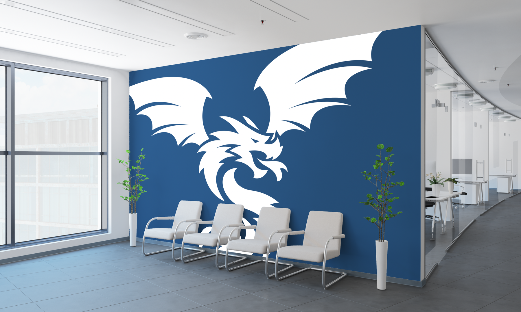 NCSSM Dragon Mural