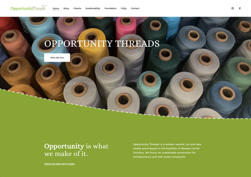 Opportunity Threads website