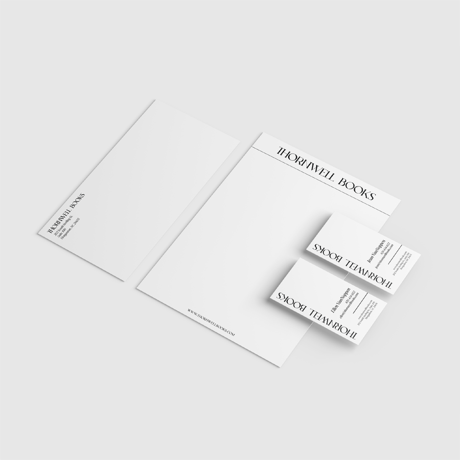 Thornwell Books Stationery Design