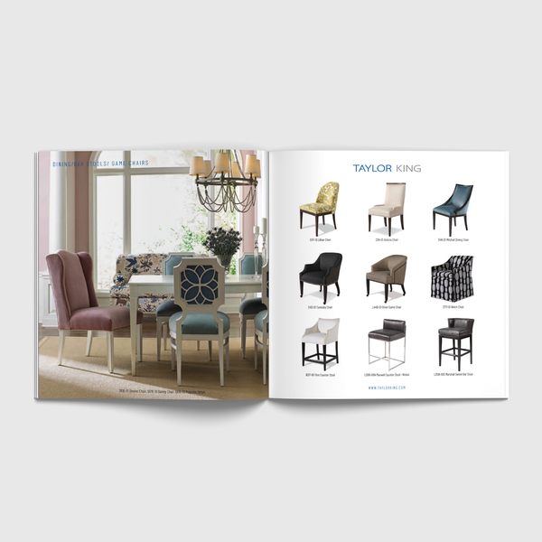 Upholstery Furniture Catalog Design - Taylor King