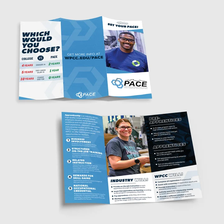 Western Piedmont Community College PACE Program Brochure Design