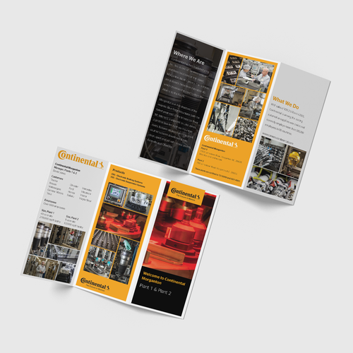 Continental Auto Manufacturing Brochure Design