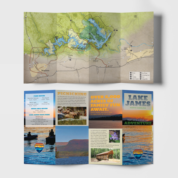 Lake James Map & Guide