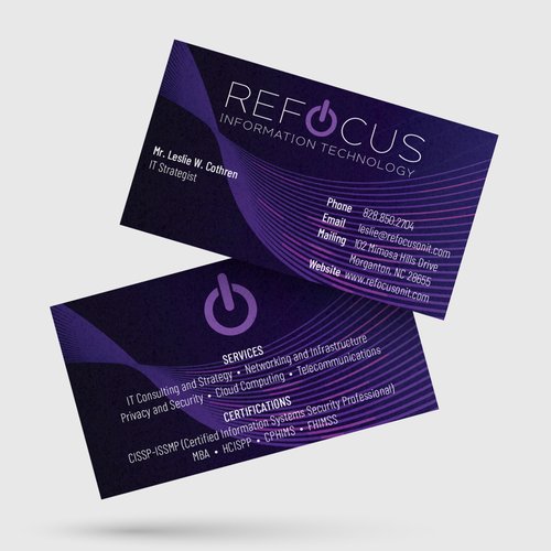 IT Consulting business card