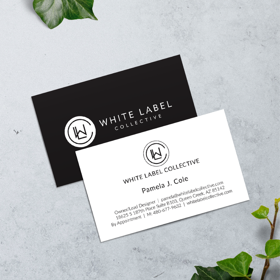 Custom Business Cards - White Label Collective furniture