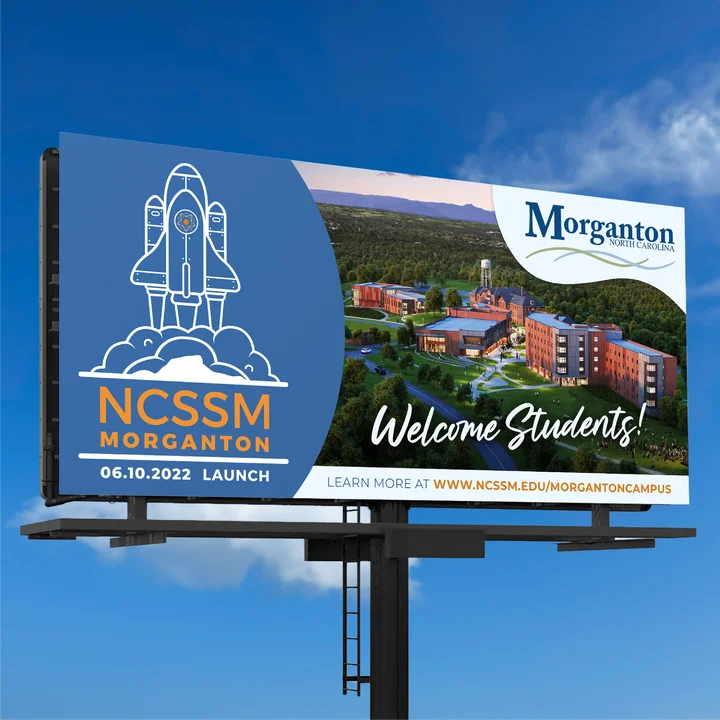 NCSSM-Morganton billboard