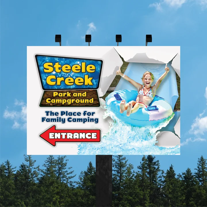 Steele Creek Park billboard
