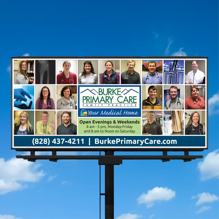 Burke Primary Care billboard