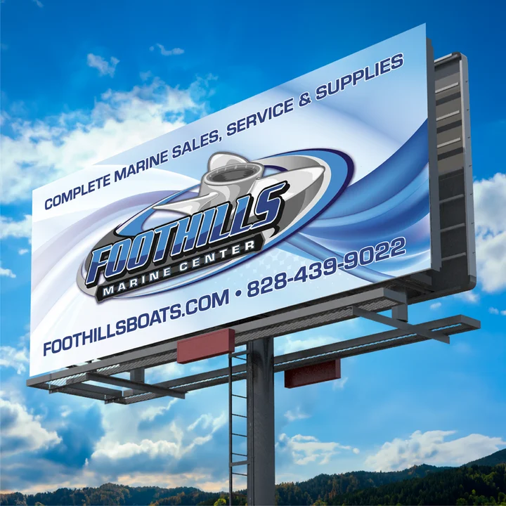 Foothills Marine billboard