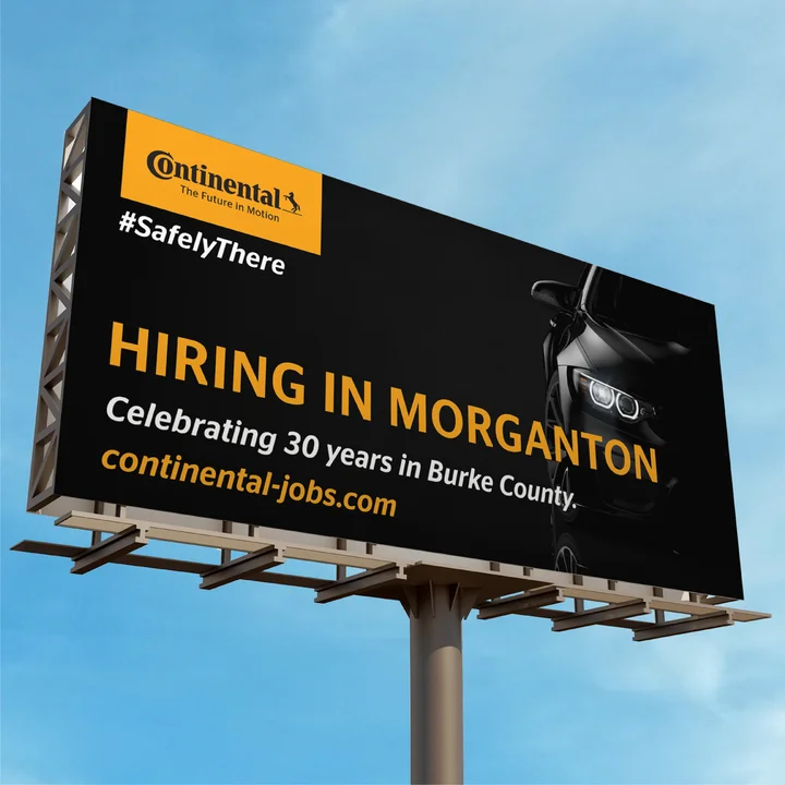 Continental hiring billboard