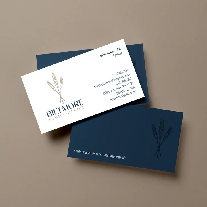 Biltmore Family Office Branding - Business Cards