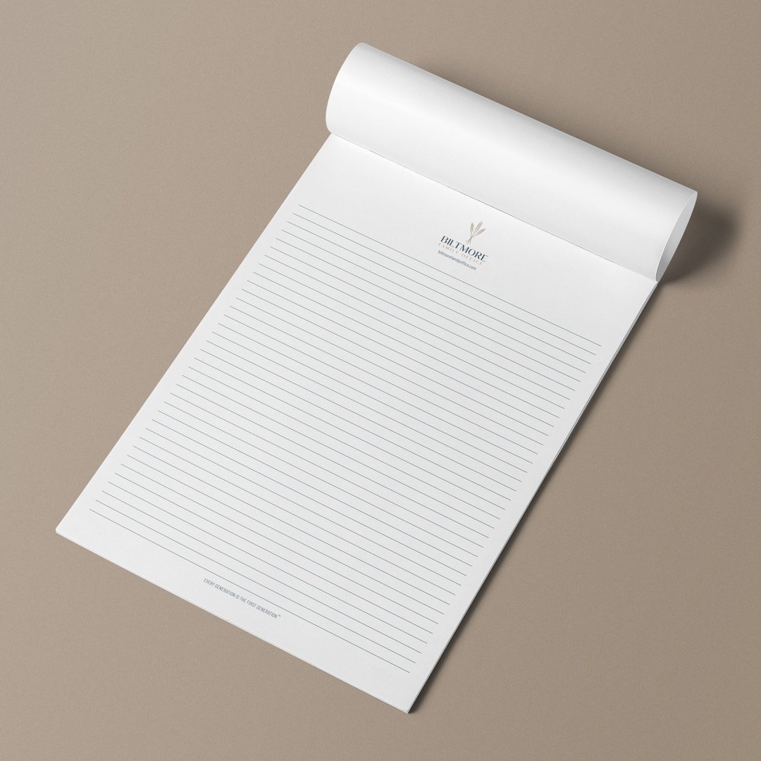 Biltmore Family Office Branding - Notepads