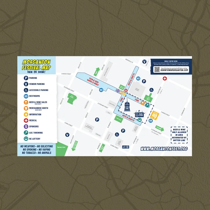 Custom Event Map Design - Festival Map
