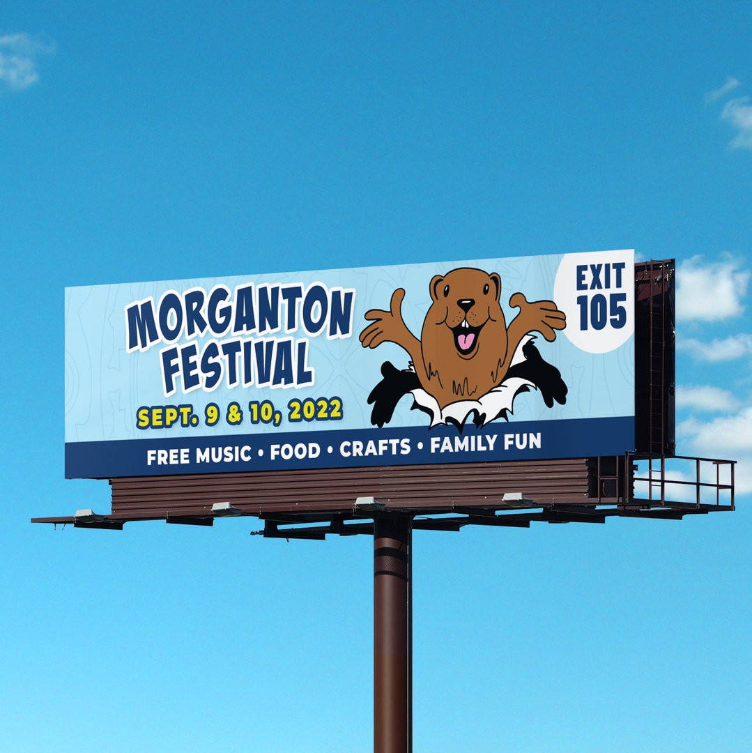 2022 Morganton Festival Billboard Design