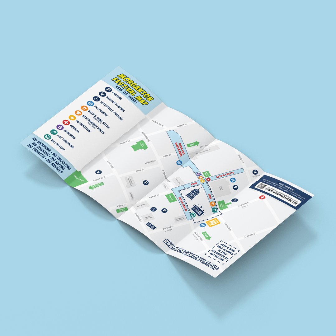 2022 Morganton Festival Map