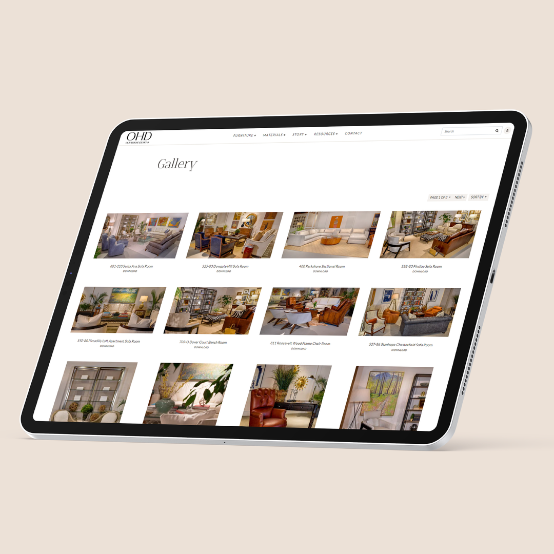OHD Furniture Website Gallery Downloads