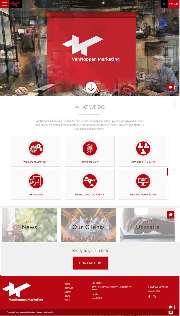 VanNoppen Marketing Website