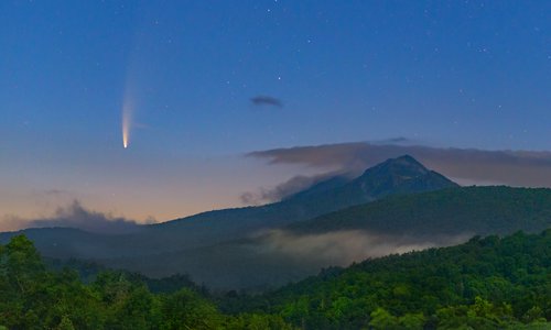 Comet NEOWISE and Grandfather Mtn