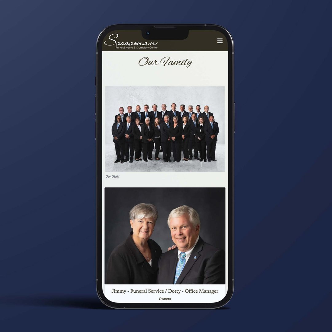 Sossoman Funeral Home website family