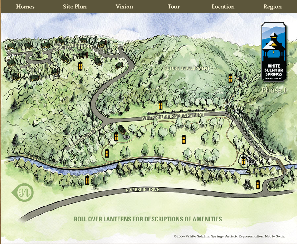 White Sulphur Springs Map