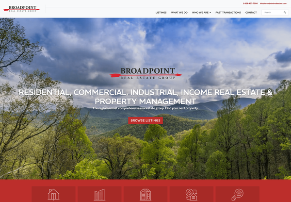BroadPoint Real Estate Group website