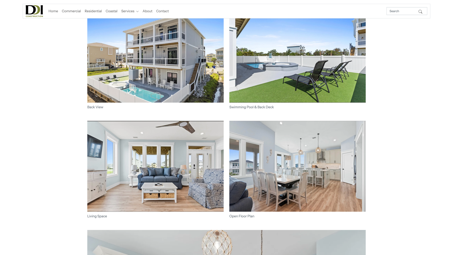 DDI Construction Website Project Case Study Images