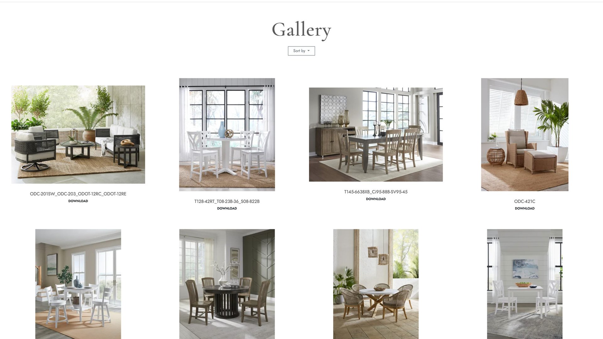 Furniture Website Gallery